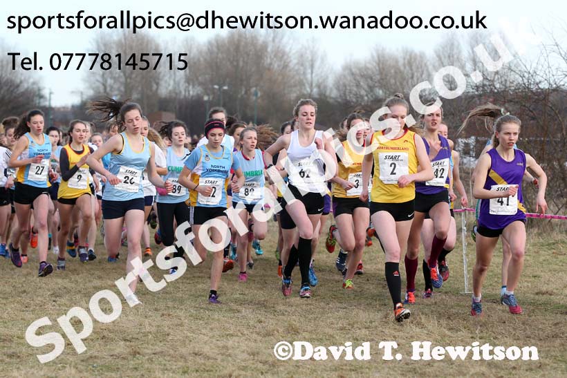 Inter Counties Schools Cross Country, Temple Park, South Shields. Photo: David T. Hewitson/Sports for All Pics